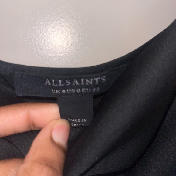 All Saints Hadley Cowl neck midi slip dress - Picture 3 of 6